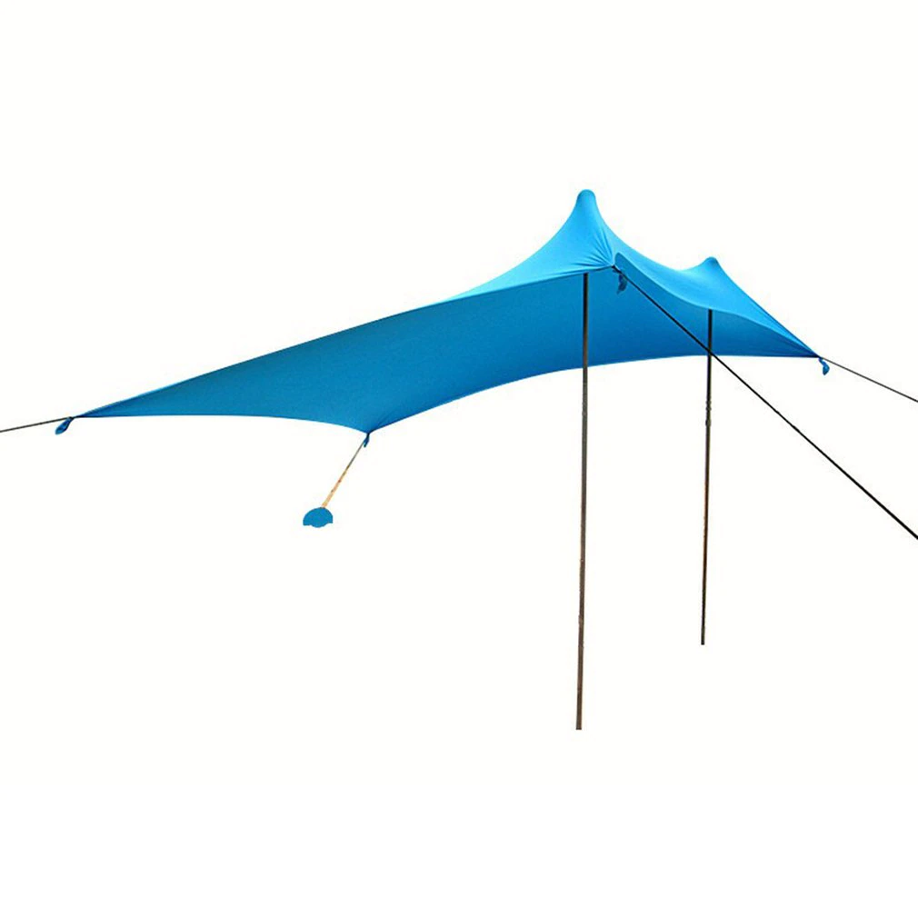Cheap Goat Tents Family Beach Sunshade Lightweight Sun Shade Tent With Sandbag  Anchors 4 Free Pegs UPF50+ UV Large Portable Canopy Drop Shipping Tents 
